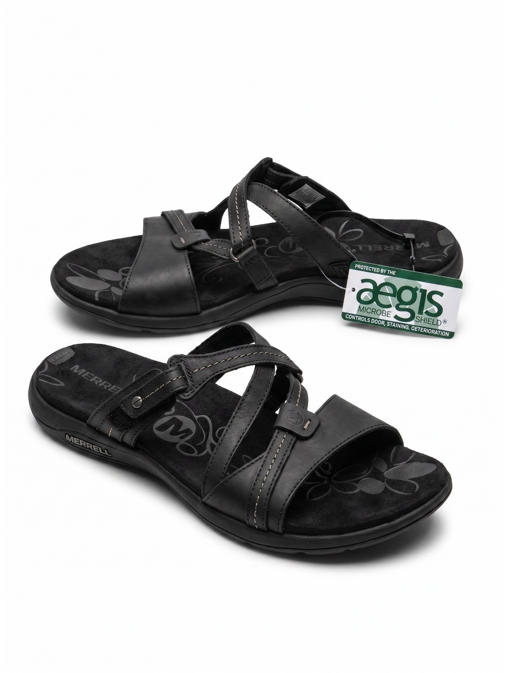 Merrell Black Gorpcore Walking Sandals Air Cushion NWT Women's 8